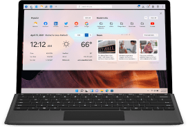 OneLaunch provides a great desktop experience on windows 11.