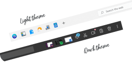 OneLaunch themes dark light.